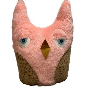 Woodland Owl Stuffed Animal Plushie Upcycled Hugging Buddy Neck Rest Pillow